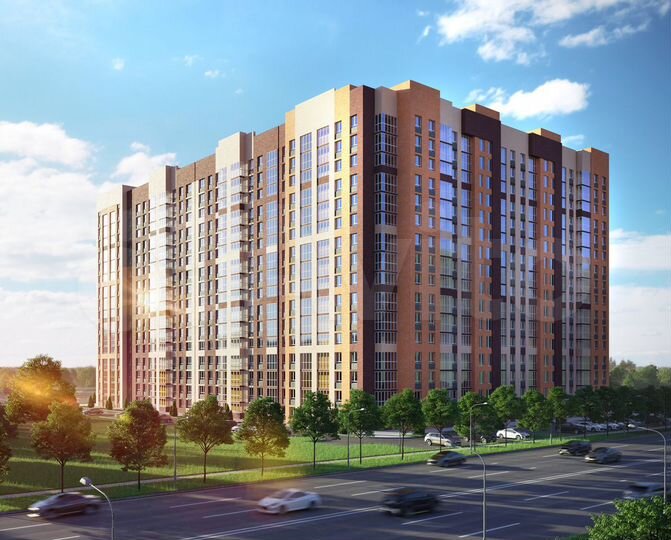 2-к. квартира, 65,7 м², 5/16 эт.