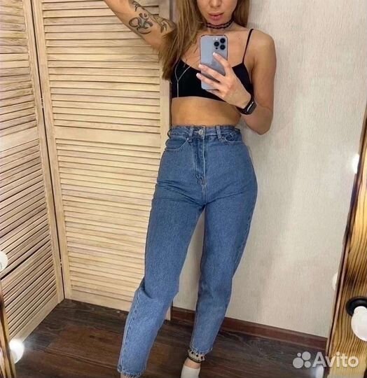 Крутые джинсы мом