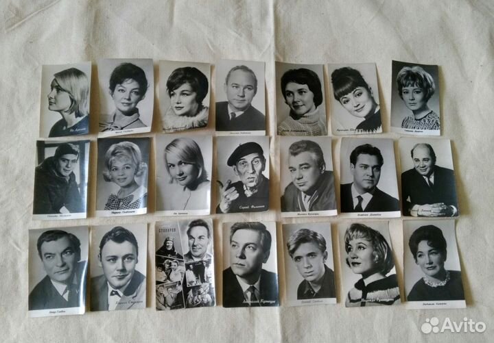 Набор открыток артистов СССР