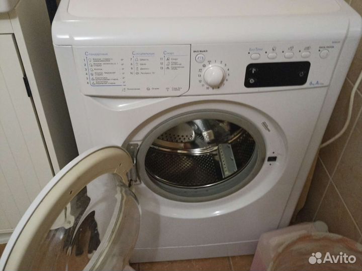 Стиральная машина бу indesit 6кг