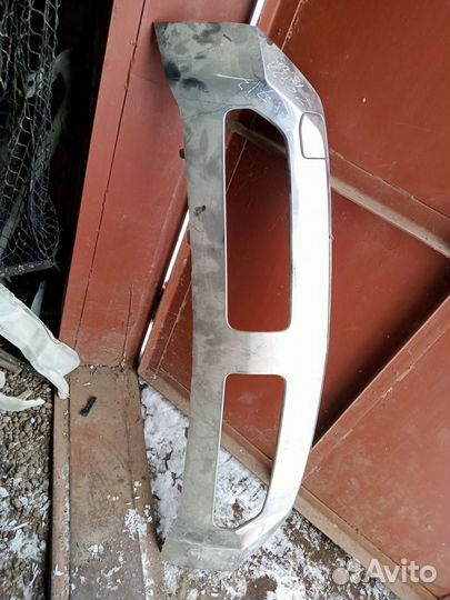 Накладка бампера передняя хром Mercedes ML 166