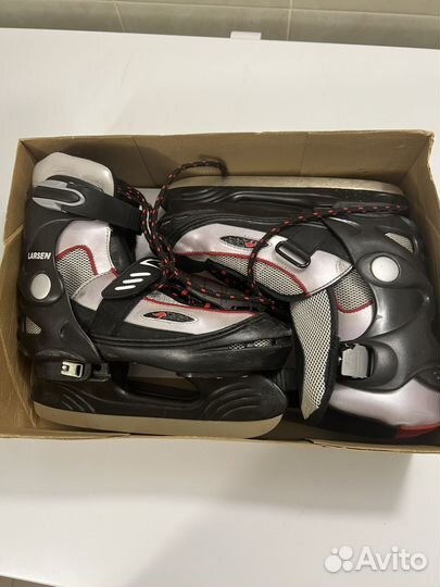 Коньки раздвижные детскией 32-35