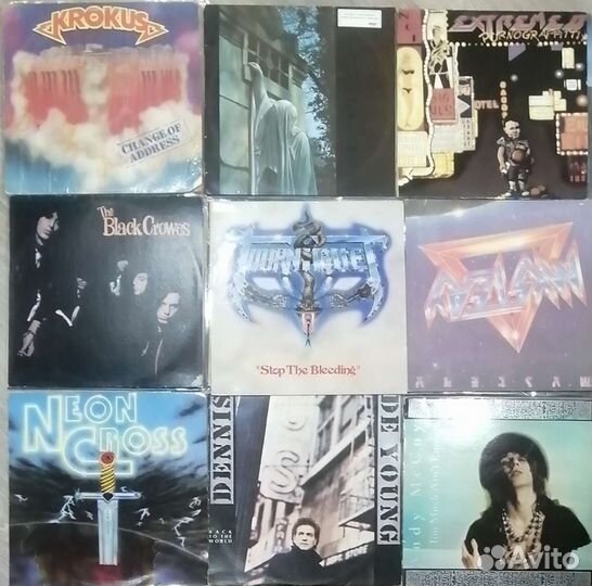 Виниловые пластинки зарубежный рок