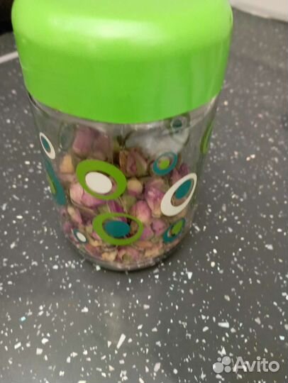 Банка для сыпучих стекло