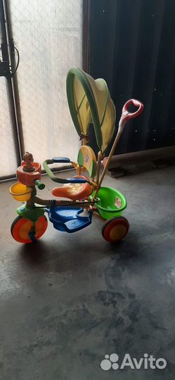 Детский велосипед с ручкой