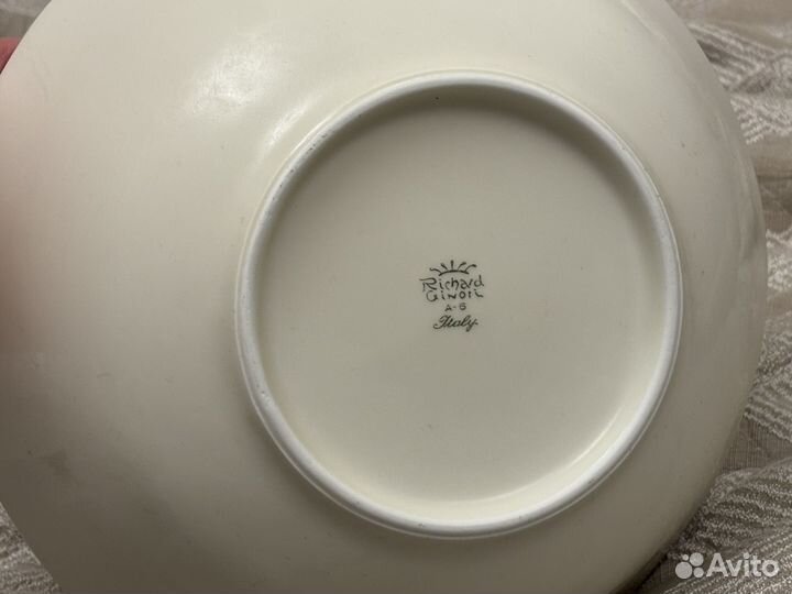 Richard ginori. Блюдо-салатник. Италия. 24.5см