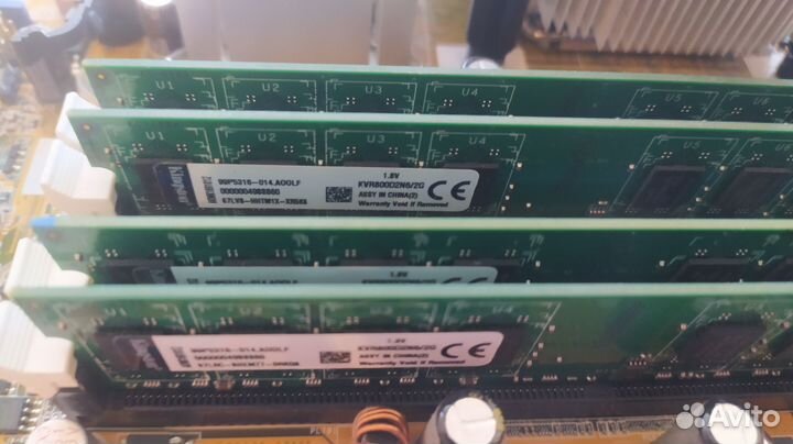 Материнская плата 775 с процессором