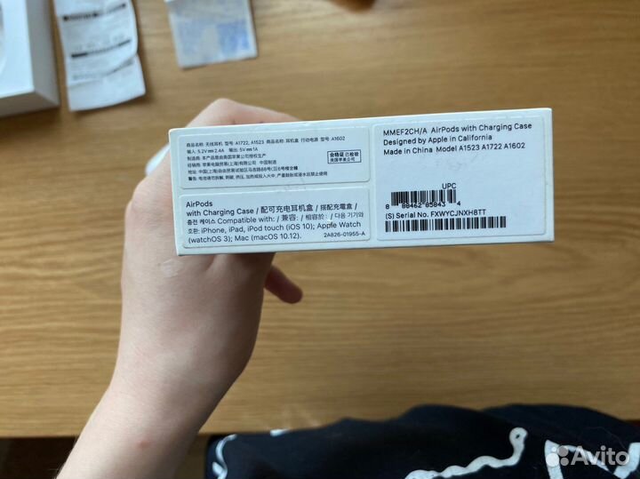 Apple airpods 1 оригинал