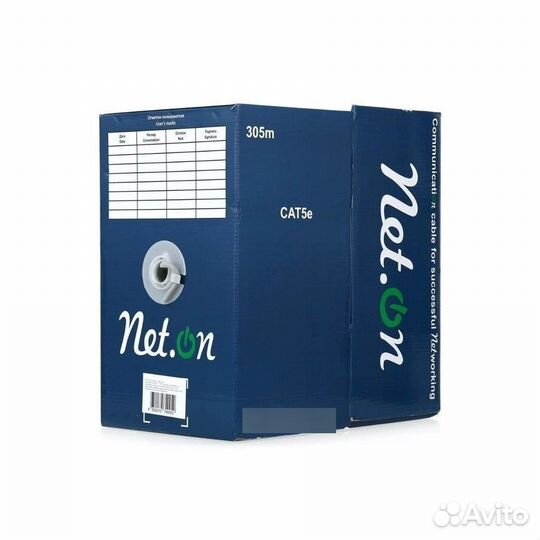 Витая пара Net.on UTP Cat.5e бухта 305м
