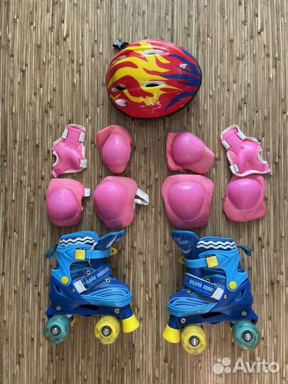 Детские ролики и защита