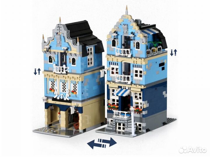 Mould King Торговая улица 16020 (Аналог Lego)