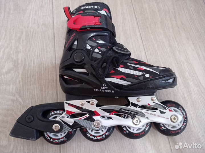 Коньки роликовые, раздвижные, детские 26-31 размер