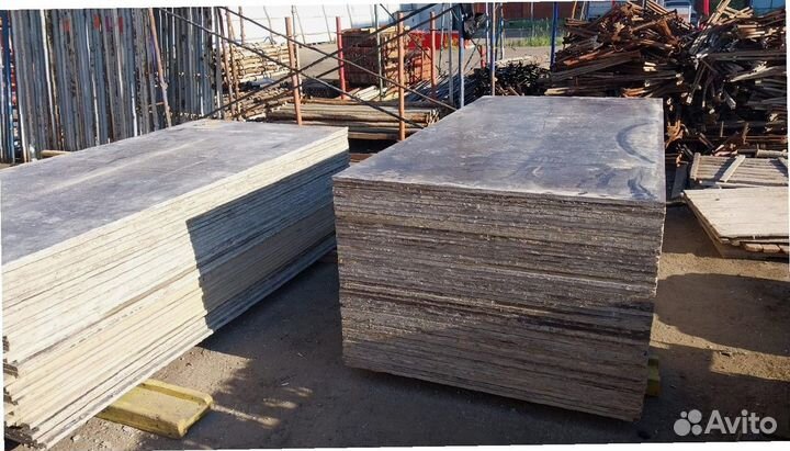 Фанера ламинированная новая и бу