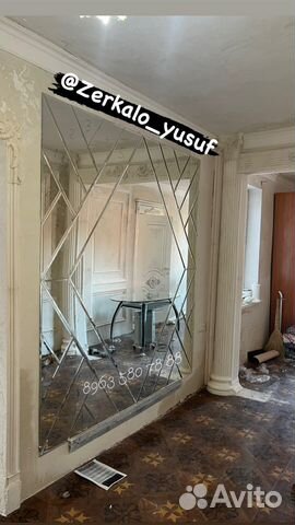 Зеркальное паннос фацетом/настенное