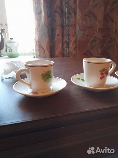 Миниатюрный чайный набор детский гжель