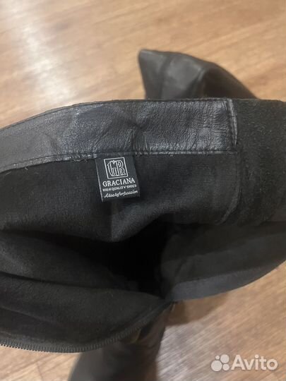 Сапоги женские натуральная кожа еврозима