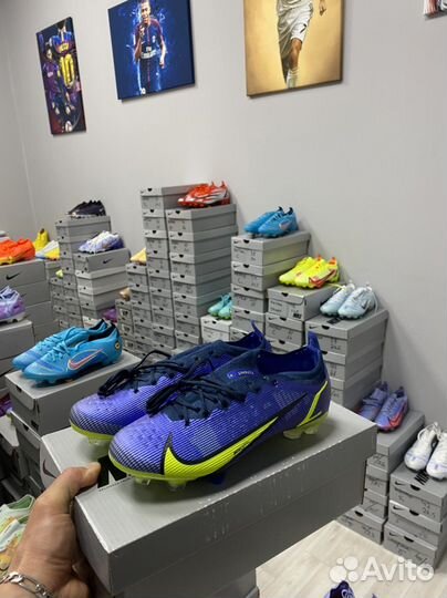 Бутсы Nike mercurial vapor 14 GT Elite Blue