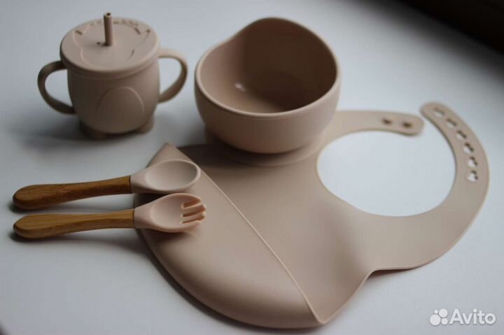 Наборы силиконовой посуды для детей
