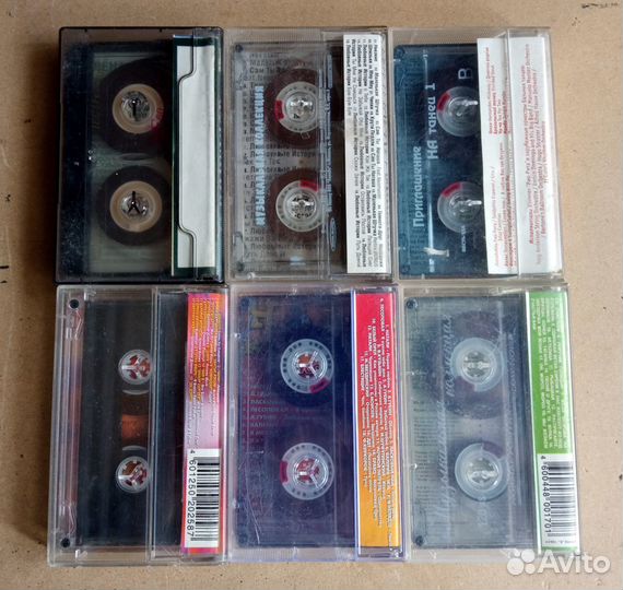 Аудио кассеты со студийными записями
