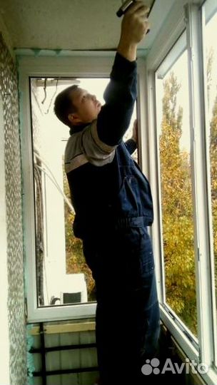 Остекление лоджии/Бесплатный замер