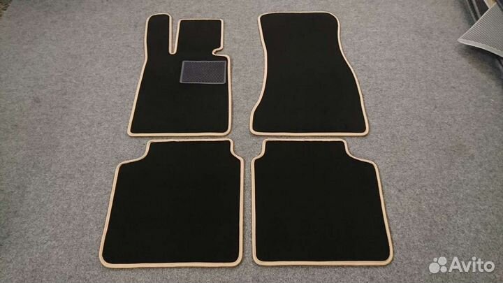 Автоковрики для BMW 7 серии g12, чёрные