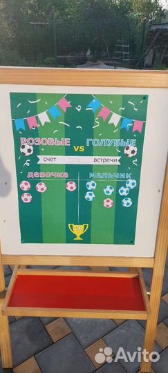 Набор для гендерпати плакат ставки