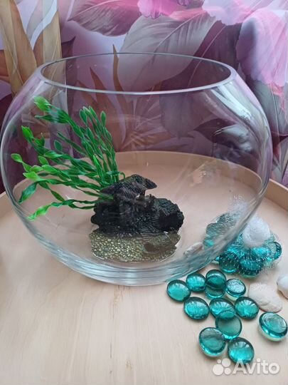 Аквариум 5 литров круглый