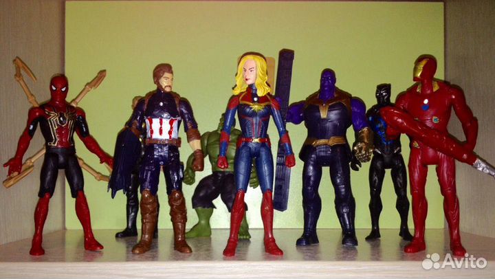 Фигурки Супергероев Мстители финал,13-16 см, новые