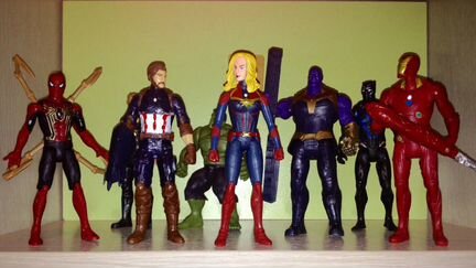 Фигурки Супергероев Мстители финал,13-16 см, новые