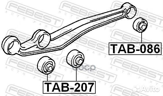 Сайлентблок toyota land cruiser 100
