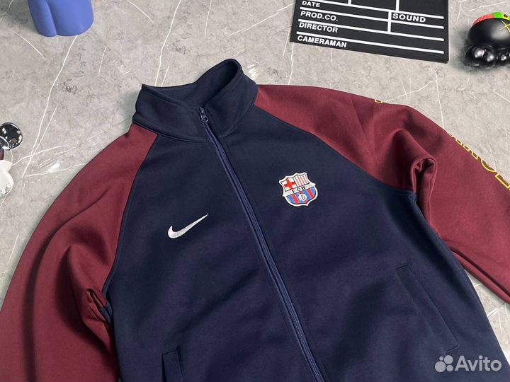 Зип худи Nike Barcelona футбольная