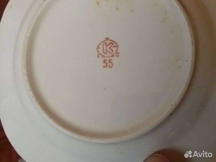 Тарелка десертная фарфор Коростень