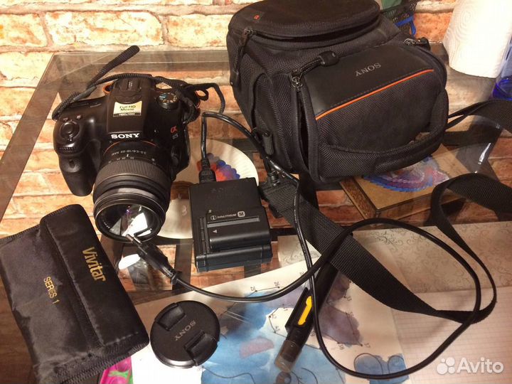 Sony Alpha SLT-A65V + 2 линзы + щеточка