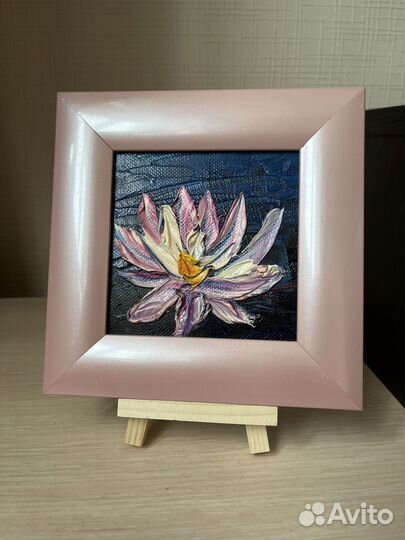 Мини-картина маслом в рамке