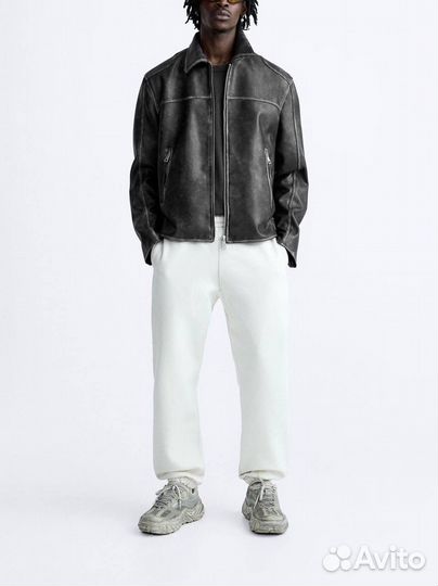 Кожаная куртка Zara