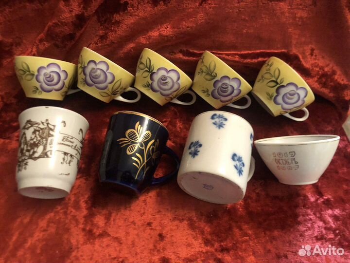 Чайные чашки бокалы СССР