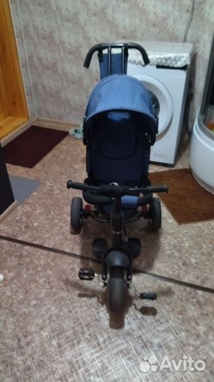 Велосипед коляска с ручкой бу