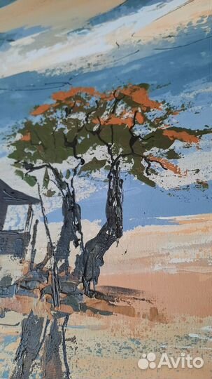 Картина акрилом на холсте