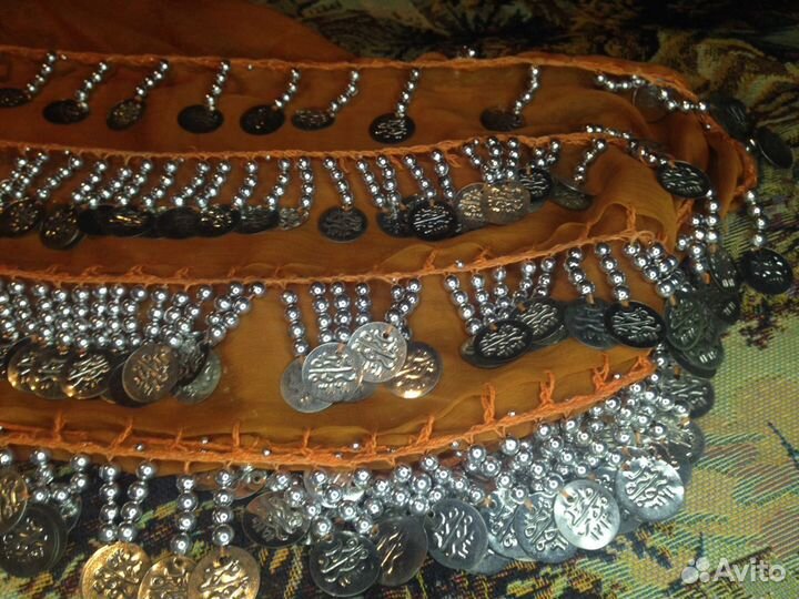 Монисто,Платок с монетками для восточных танцев