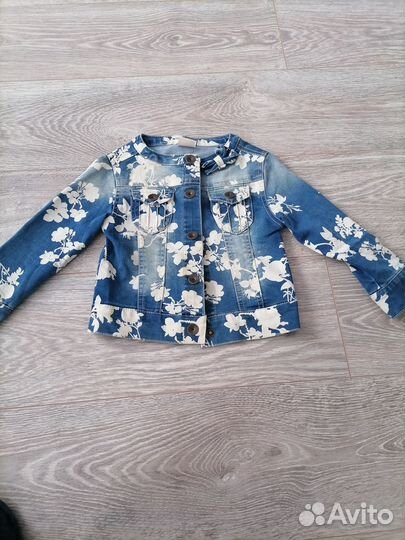 Джинсовая куртка для девочки 3 лет