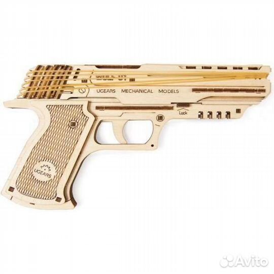 Игрушка пистолет резинкострел