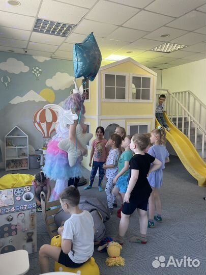 Детский игровой домик деревянный