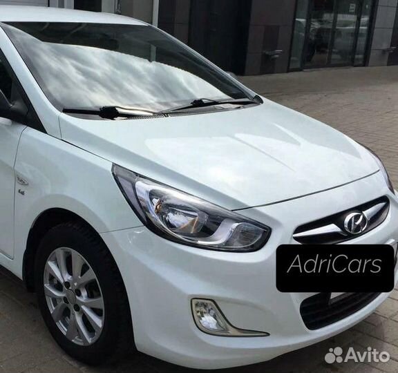 Бампер передний Hyundai Solaris 1 10-17 некрашеный