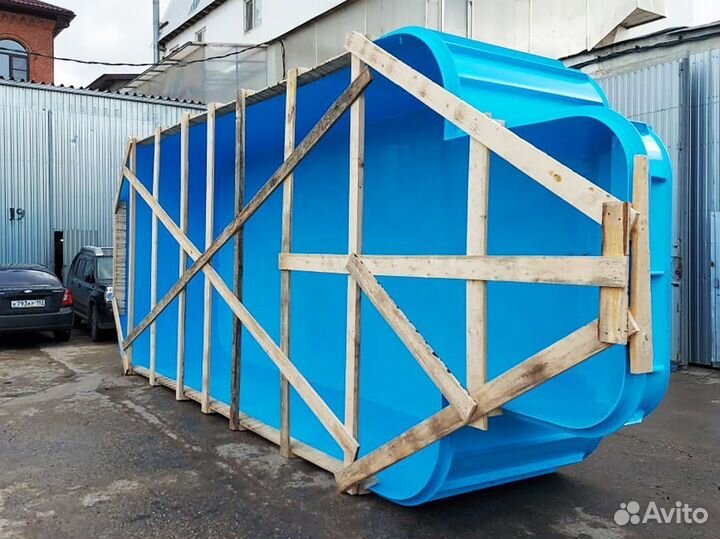 Бассейн 7х3 пластиковый