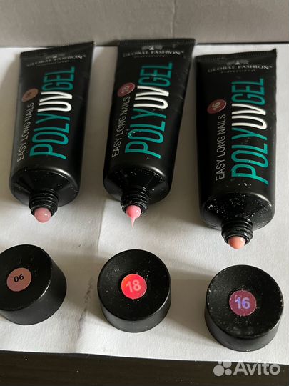 Гель лаки для маникюра набор бу