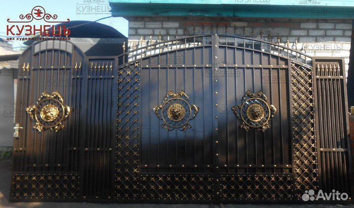 Кованые ворота