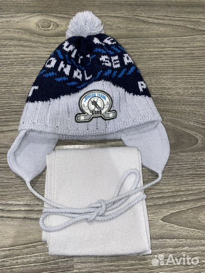 Шапка+шарф(комплект) для мальчика