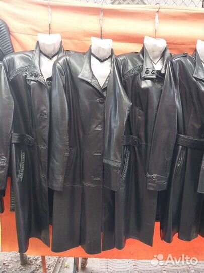 Кожаный плащ
