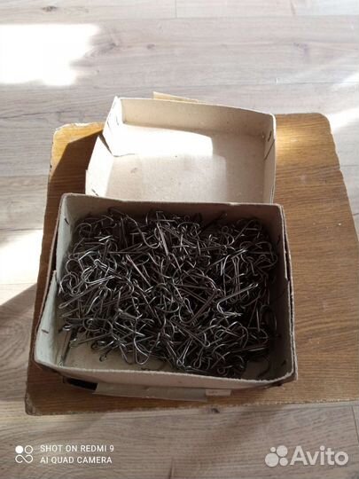 Крючки рыболовные оксидированные СССР