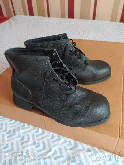 Ботинки СССР кирзовые и кожаные р 43,44